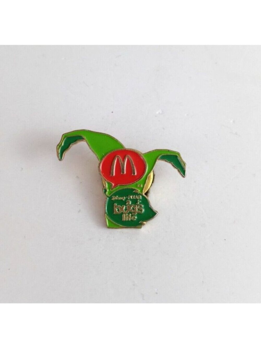 Vintage Disney/Pixar It's A Bug's Life McDonald's Employee Lapel Hat Pin
